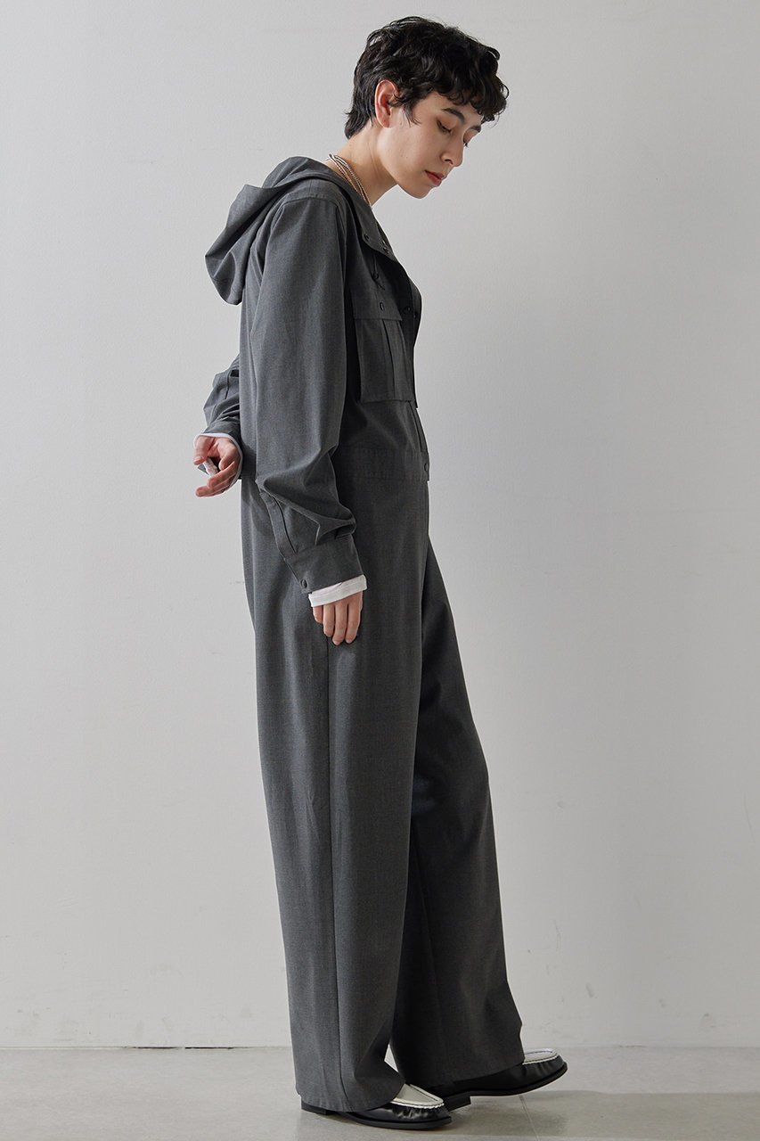 【ウィムガゼット/Whim Gazette】の【THE PAUSE】フーディージャンプスーツ 人気、トレンドファッション・服の通販 founy(ファニー) 　ファッション　Fashion　レディースファッション　WOMEN　ヴィンテージ　Vintage　カットソー　Cut And Sew　グラデーション　Gradation　ストレッチ　Stretch　スーツ　Suit　セットアップ　Set Up　フロント　Front　ポケット　Pocket　ワーク　Work　おすすめ　Recommend　エレガント 上品　Elegant　other-5|ID: prp329100004350343 ipo3291000000031350968