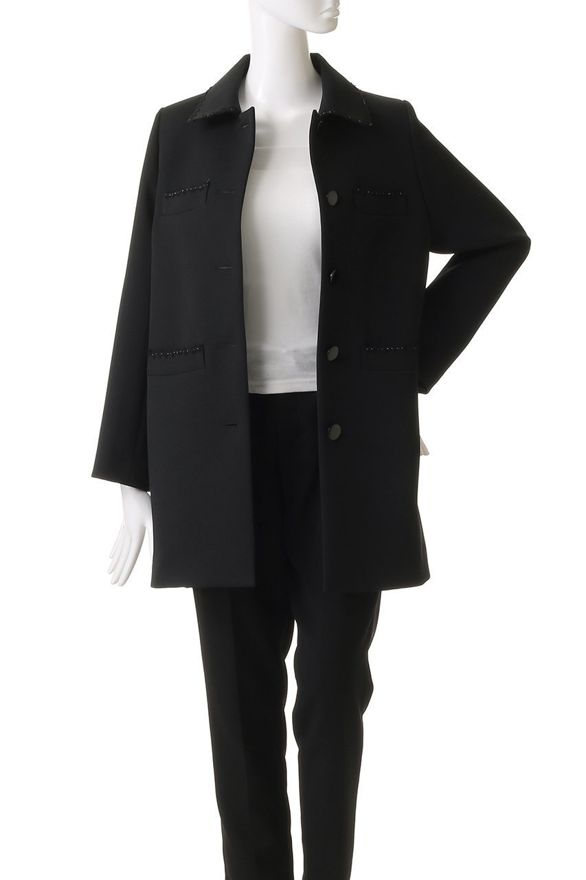 【アルアバイル/allureville】の【Loulou Willoughby】トリプルクロスステンカラーコート 人気、トレンドファッション・服の通販 founy(ファニー) 　ファッション　Fashion　レディースファッション　Fashion for Women　アウター　Coat / Outerwear Collection　コート・ロングコート・ピーコート　Long Coats, Peacoats & More　クラシカル　Classical, Vintage-Inspired　コンパクト　Compact, Small Size　ショート　Short, Short Length　トリプル　Triple, Three Layers　フェミニン　Feminine, Girly　ポケット　Pocket, Pocket Detail　マニッシュ　Mannish, Boyish　ロング　Long, Long-Length　other-7|ID: prp329100004350347 ipo3291000000032934749