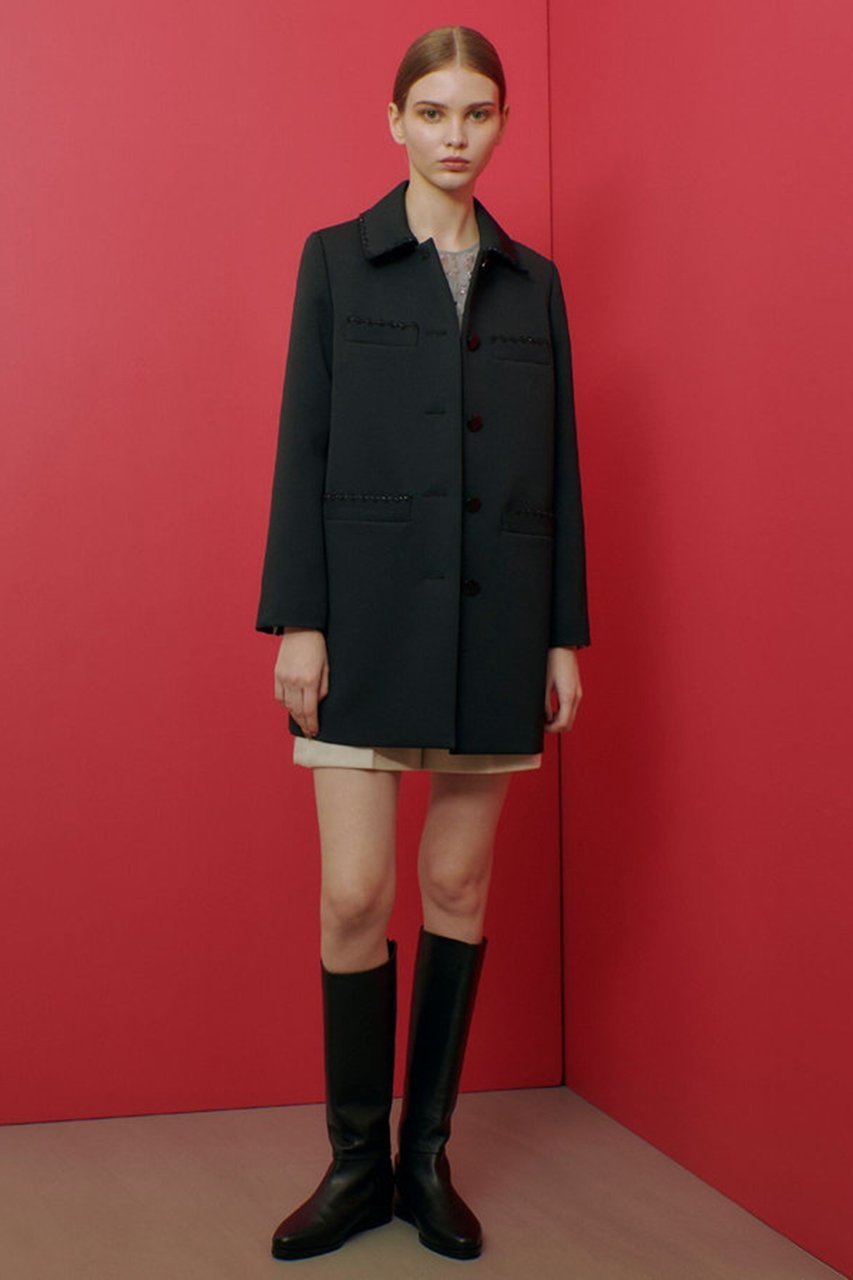 【アルアバイル/allureville】の【Loulou Willoughby】トリプルクロスステンカラーコート 人気、トレンドファッション・服の通販 founy(ファニー) 　ファッション　Fashion　レディースファッション　Fashion for Women　アウター　Coat / Outerwear Collection　コート・ロングコート・ピーコート　Long Coats, Peacoats & More　クラシカル　Classical, Vintage-Inspired　コンパクト　Compact, Small Size　ショート　Short, Short Length　トリプル　Triple, Three Layers　フェミニン　Feminine, Girly　ポケット　Pocket, Pocket Detail　マニッシュ　Mannish, Boyish　ロング　Long, Long-Length　other-8|ID: prp329100004350347 ipo3291000000032934760