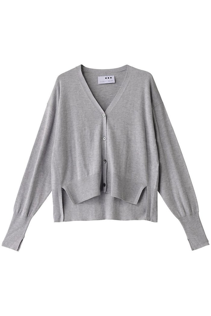 【エリオポール/heliopole】の【THREE DOTS】コットンシルクVカーディガン インテリア・キッズ・メンズ・レディースファッション・服の通販 founy(ファニー) https://founy.com/ ファッション Fashion レディースファッション Fashion for Women トップス・カットソー Cut & Sew Tops ニット Knit Tops & Sweaters カーディガン・羽織り Layered Style Cardigans カーディガン Cardigan, Knitwear シルク Silk, 100% Silk シンプル Simple, Minimal 夏 Summer 春 Spring S/S・春夏 SS, Spring/Summer, Warm Season |ID: prp329100004350352 ipo3291000000032955659