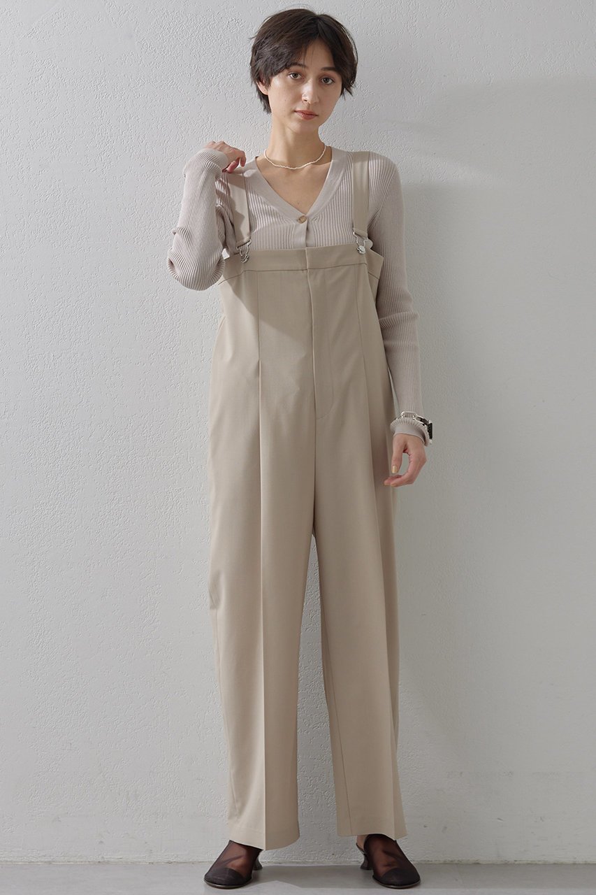 【ウィムガゼット/Whim Gazette】の平織オーバーオール 人気、トレンドファッション・服の通販 founy(ファニー) 　ファッション　Fashion　レディースファッション　Fashion for Women　パンツ　Pants & Trousers　おすすめ　Recommended / Our Picks　インナー　Innerwear　クール　Cool, Chic　スタイリッシュ　Stylish, Fashionable　ストライプ　Stripe, Striped Pattern　センター　Center, Center Line　エレガント 上品　Elegant　無地　Plain, Solid Color　other-6|ID: prp329100004350353 ipo3291000000032932171