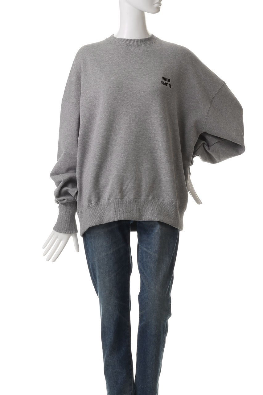 【ウィムガゼット/Whim Gazette】のロゴ刺繍ウラケプルオーバー 人気、トレンドファッション・服の通販 founy(ファニー) 　ファッション　Fashion　レディースファッション　Fashion for Women　トップス・カットソー　Cut & Sew Tops　シャツ・ブラウス・オフィスカジュアル　Elegant Blouses & Button-Ups　レディースパーカー・カジュアルフーディー　Casual Hoodies & Sweatshirts　ロングTシャツ・Tシャツ　Longline T-Shirts & Tees　カジュアルプルオーバー・ニットトップス　Pullovers & Knit Tops / Casual Pullovers　スウェット・クルーネックトップス　Sweatshirts & Crewnecks / Relaxed Fit Sweat Tops　カットソー・ベーシックTシャツ　Cut-and-Sewn Tops / Stretch Tees & Basics　シンプル　Simple, Minimal　スタンダード　Standard, Basic　バランス　Balance, Style Balance　ブライト　Bright, Shiny　ボトム　Bottoms, Lower Wear　ループ　Loop, Loop Knit　ワイド　Wide, Wide Fit　ワンポイント　One Point, Statement Accent　other-2|ID: prp329100004350354 ipo3291000000032882050
