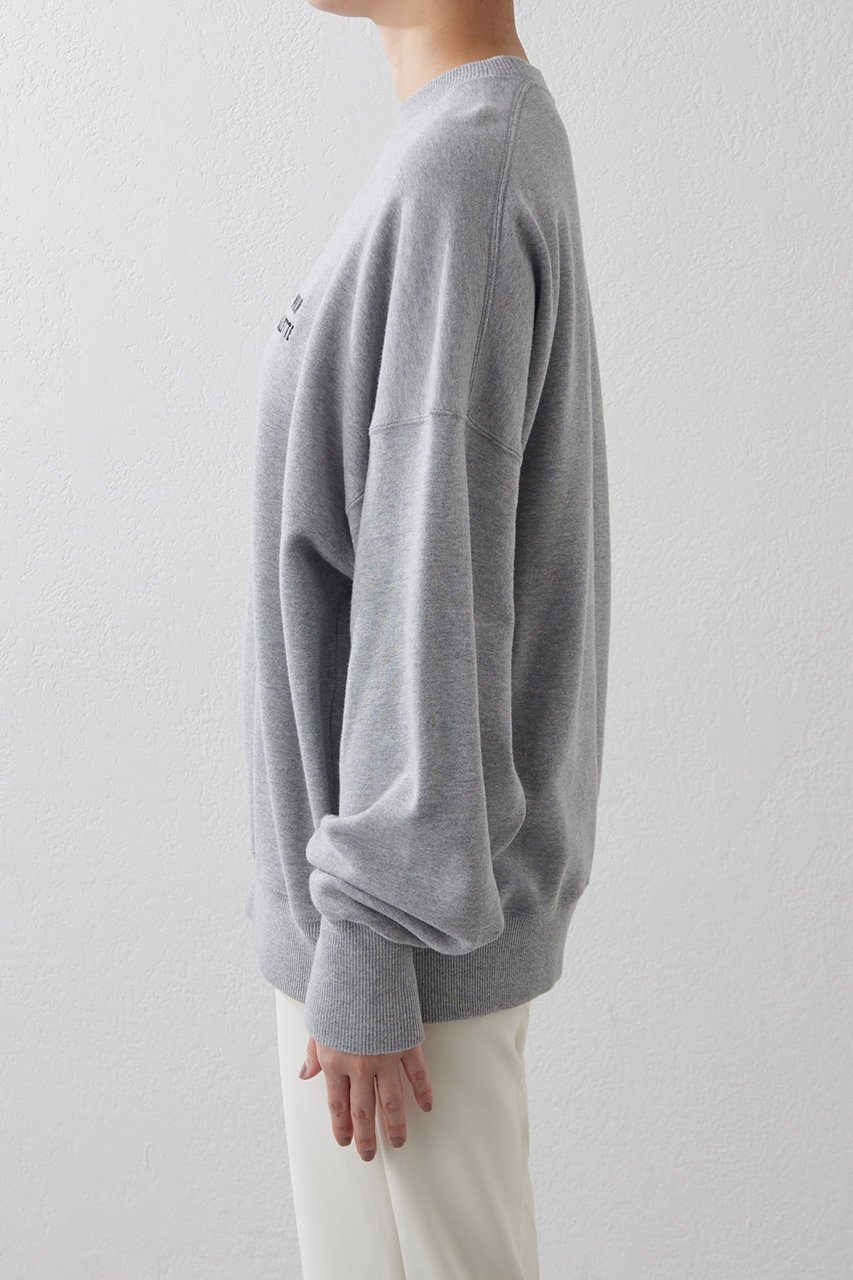 【ウィムガゼット/Whim Gazette】のロゴ刺繍ウラケプルオーバー 人気、トレンドファッション・服の通販 founy(ファニー) 　ファッション　Fashion　レディースファッション　Fashion for Women　トップス・カットソー　Cut & Sew Tops　シャツ・ブラウス・オフィスカジュアル　Elegant Blouses & Button-Ups　レディースパーカー・カジュアルフーディー　Casual Hoodies & Sweatshirts　ロングTシャツ・Tシャツ　Longline T-Shirts & Tees　カジュアルプルオーバー・ニットトップス　Pullovers & Knit Tops / Casual Pullovers　スウェット・クルーネックトップス　Sweatshirts & Crewnecks / Relaxed Fit Sweat Tops　カットソー・ベーシックTシャツ　Cut-and-Sewn Tops / Stretch Tees & Basics　シンプル　Simple, Minimal　スタンダード　Standard, Basic　バランス　Balance, Style Balance　ブライト　Bright, Shiny　ボトム　Bottoms, Lower Wear　ループ　Loop, Loop Knit　ワイド　Wide, Wide Fit　ワンポイント　One Point, Statement Accent　other-8|ID: prp329100004350354 ipo3291000000032882084