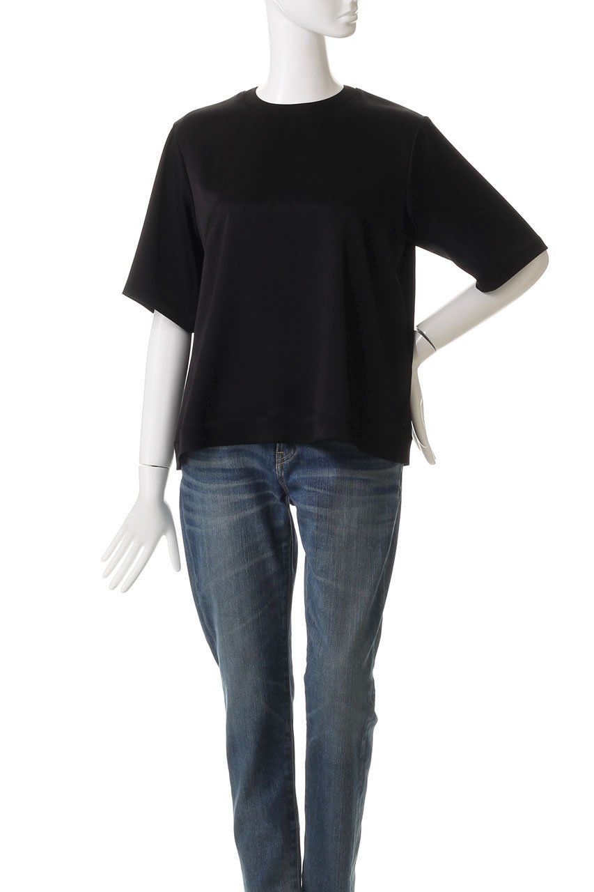 【ウィムガゼット/Whim Gazette】のサテンTEEブラウス 人気、トレンドファッション・服の通販 founy(ファニー) 　ファッション　Fashion　レディースファッション　Fashion for Women　トップス・カットソー　Cut & Sew Tops　シャツ・ブラウス・オフィスカジュアル　Elegant Blouses & Button-Ups　おすすめ　Recommended / Our Picks　なめらか　Smooth, Silky Texture　インナー　Innerwear　クール　Cool, Chic　サテン　Satin, Glossy Fabric　ショート　Short, Short Length　ジャケット　Jacket, Outerwear　ストレッチ　Stretch, Stretchy Fabric　スリーブ　Sleeve, Long Sleeve / Short Sleeve　ダブル　Double, Double-Breasted　デニム　Denim, Jeans Material　リラックス　Relax, Relaxed Fit　エレガント 上品　Elegant　半袖　Short Sleeve, Half Sleeve　other-2|ID: prp329100004350355 ipo3291000000032862874