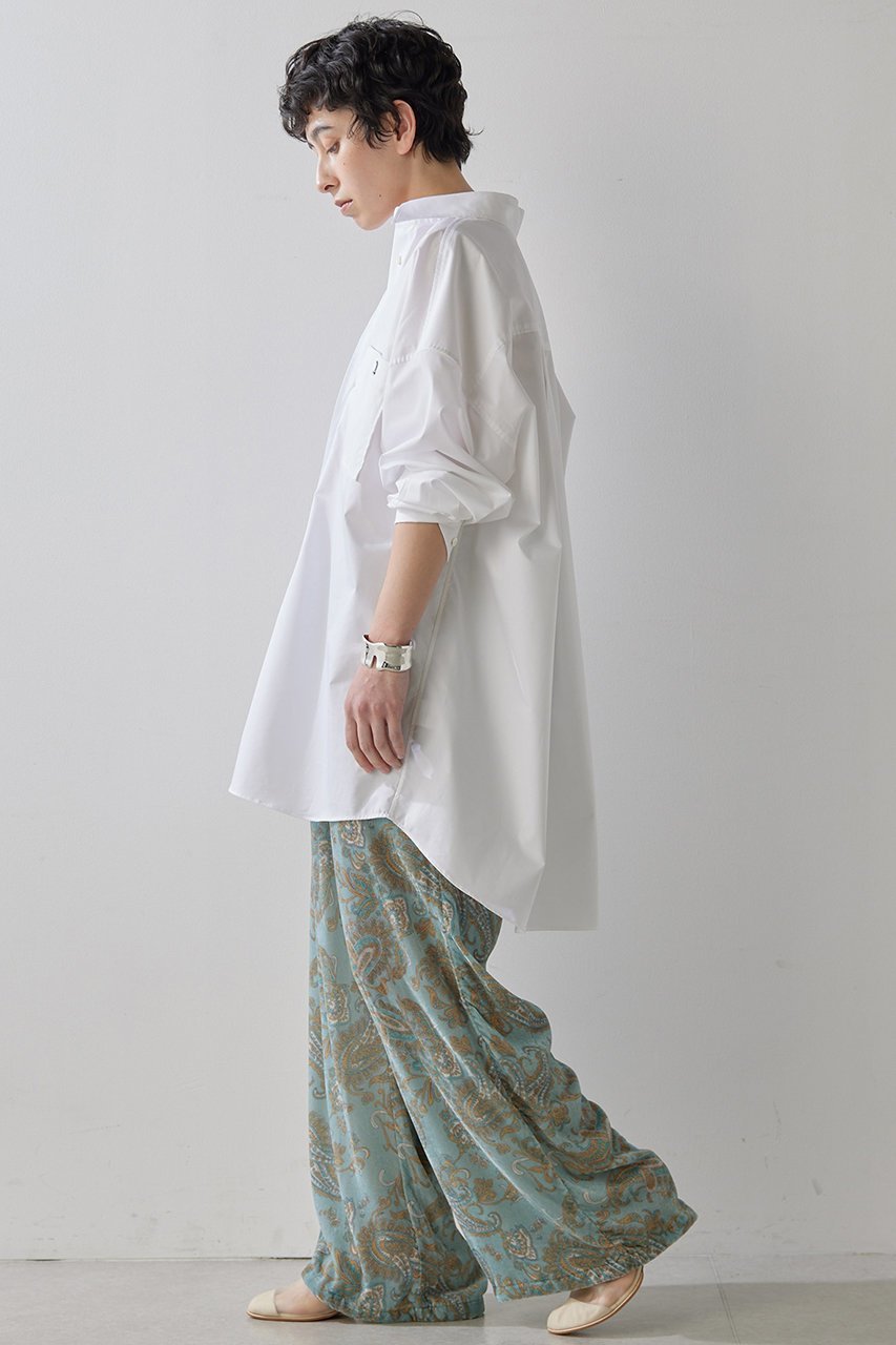 【ウィムガゼット/Whim Gazette】のシルクレーヨンベロアパンツ 人気、トレンドファッション・服の通販 founy(ファニー) 　ファッション　Fashion　レディースファッション　Fashion for Women　パンツ　Pants & Trousers　エレガント 上品　Elegant　シルク　Silk, 100% Silk　シンプル　Simple, Minimal　ドレープ　Drape, Draping Fabric　プリント　Print, Printed Pattern　ベロア　Velour, Soft Velvet　ペイズリー　Paisley, Ethnic Pattern　リラックス　Relax, Relaxed Fit　ワイド　Wide, Wide Fit　other-3|ID: prp329100004350356 ipo3291000000032922912