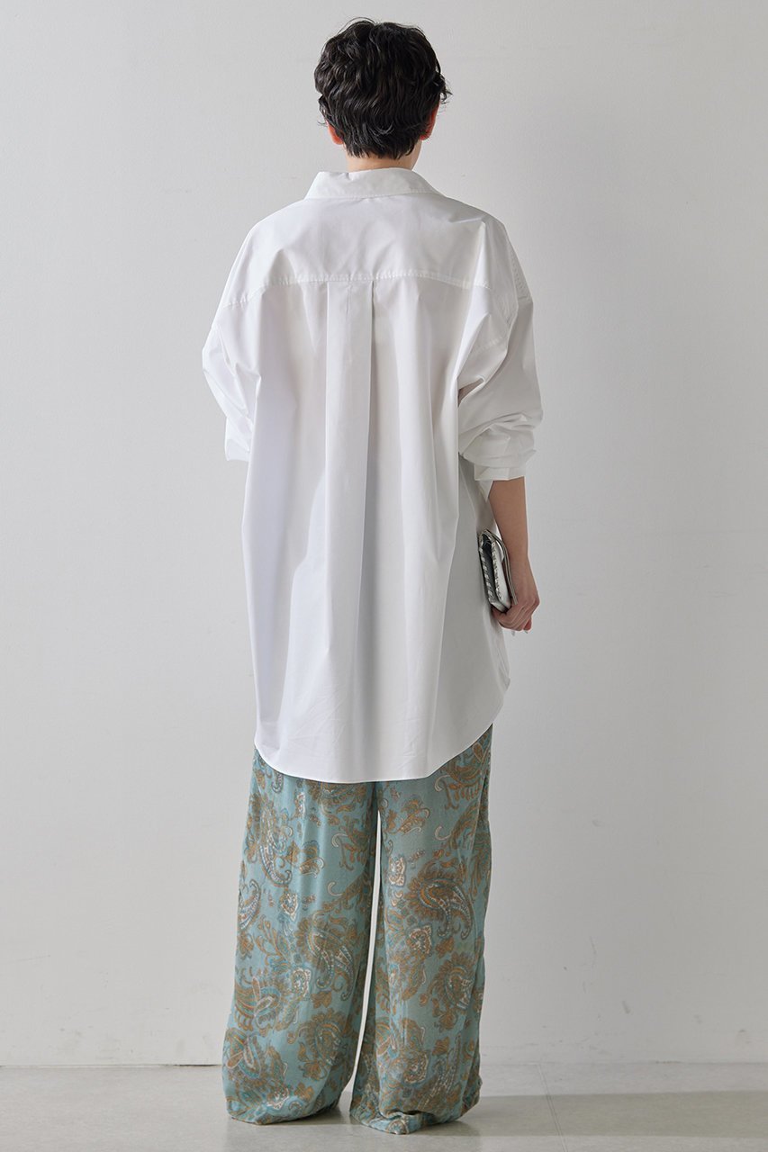 【ウィムガゼット/Whim Gazette】のシルクレーヨンベロアパンツ 人気、トレンドファッション・服の通販 founy(ファニー) 　ファッション　Fashion　レディースファッション　Fashion for Women　パンツ　Pants & Trousers　エレガント 上品　Elegant　シルク　Silk, 100% Silk　シンプル　Simple, Minimal　ドレープ　Drape, Draping Fabric　プリント　Print, Printed Pattern　ベロア　Velour, Soft Velvet　ペイズリー　Paisley, Ethnic Pattern　リラックス　Relax, Relaxed Fit　ワイド　Wide, Wide Fit　other-4|ID: prp329100004350356 ipo3291000000032922920