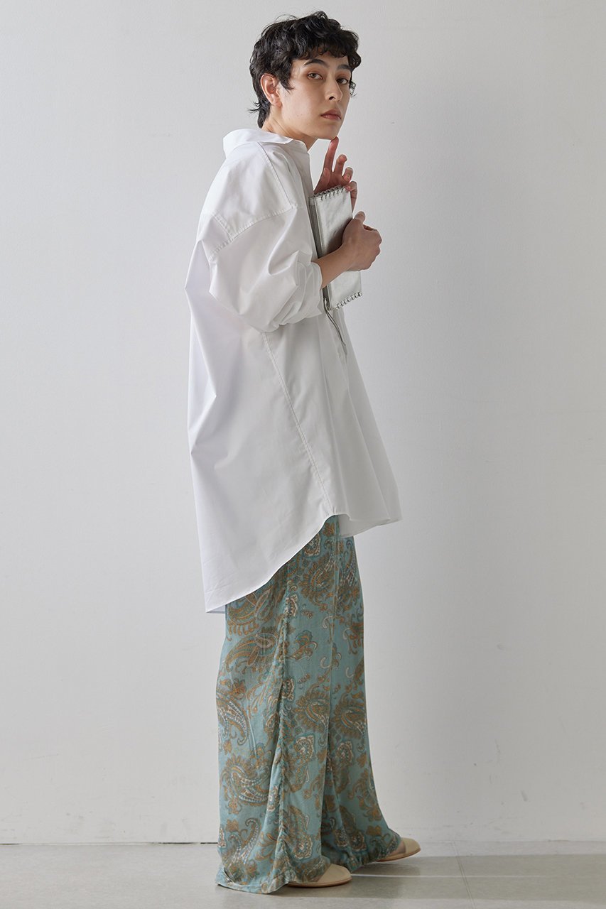 【ウィムガゼット/Whim Gazette】のシルクレーヨンベロアパンツ 人気、トレンドファッション・服の通販 founy(ファニー) 　ファッション　Fashion　レディースファッション　Fashion for Women　パンツ　Pants & Trousers　エレガント 上品　Elegant　シルク　Silk, 100% Silk　シンプル　Simple, Minimal　ドレープ　Drape, Draping Fabric　プリント　Print, Printed Pattern　ベロア　Velour, Soft Velvet　ペイズリー　Paisley, Ethnic Pattern　リラックス　Relax, Relaxed Fit　ワイド　Wide, Wide Fit　other-5|ID: prp329100004350356 ipo3291000000032922927