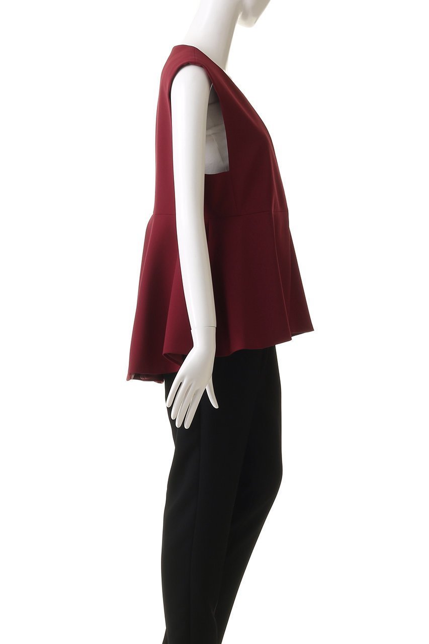 【ヒューエルミュージアム/hueLe Museum】の【hLM】カーヴィーネックジレ 人気、トレンドファッション・服の通販 founy(ファニー) 　ファッション　Fashion　レディースファッション　Fashion for Women　アウター　Coat / Outerwear Collection　レディースジャケット・軽アウター　Jackets　おすすめ　Recommended / Our Picks　エレガント 上品　Elegant　カッティング　Cutting Detail　ジャケット　Jacket, Outerwear　セットアップ　Set-Up, Coordinated Outfit　フレア　Flare, Flared　ベスト　Vest, Waistcoat　リュクス　Luxury, Elegant, High-End, Chic　other-3|ID: prp329100004350360 ipo3291000000032929585