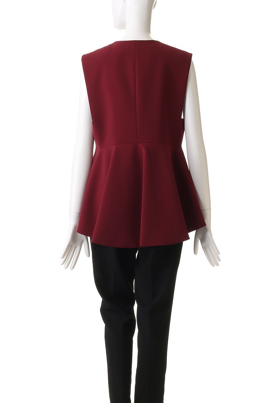 ヒューエルミュージアム/hueLe Museum】の【hLM】カーヴィーネックジレ