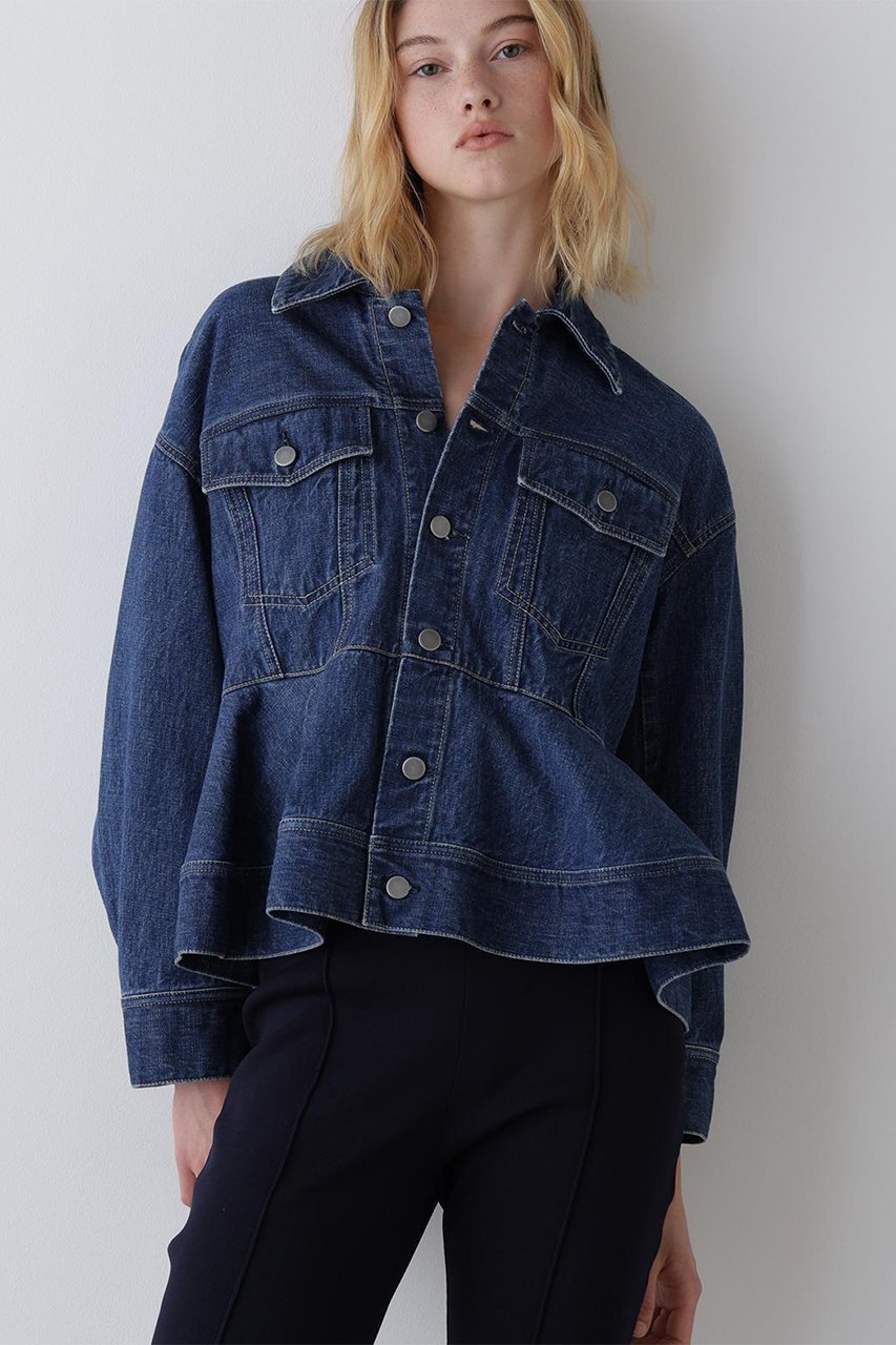 【ル フィル/LE PHIL】のデニムジャケット 大人の最旬トレンドファッション＆コーディネート founy(ファウニー) 　ファッション　Fashion　レディースファッション　Fashion for Women　アウター　Coat / Outerwear Collection　レディースジャケット・軽アウター　Jackets　デニムジャケット / カジュアルアウター　Denim Jackets　おすすめ　Recommended / Our Picks　ジャケット　Jacket, Outerwear　セットアップ　Set-Up, Coordinated Outfit　デニム　Denim, Jeans Material　ペプラム　Peplum, Flared Hem　日本製　Made In Japan　other-2|ID: prp329100004350363 ipo3291000000036920571