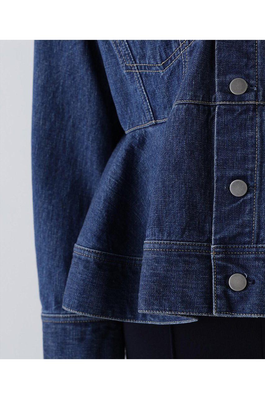 【ル フィル/LE PHIL】のデニムジャケット 大人の最旬トレンドファッション＆コーディネート founy(ファウニー) 　ファッション　Fashion　レディースファッション　Fashion for Women　アウター　Coat / Outerwear Collection　レディースジャケット・軽アウター　Jackets　デニムジャケット / カジュアルアウター　Denim Jackets　おすすめ　Recommended / Our Picks　ジャケット　Jacket, Outerwear　セットアップ　Set-Up, Coordinated Outfit　デニム　Denim, Jeans Material　ペプラム　Peplum, Flared Hem　日本製　Made In Japan　other-7|ID: prp329100004350363 ipo3291000000036920582