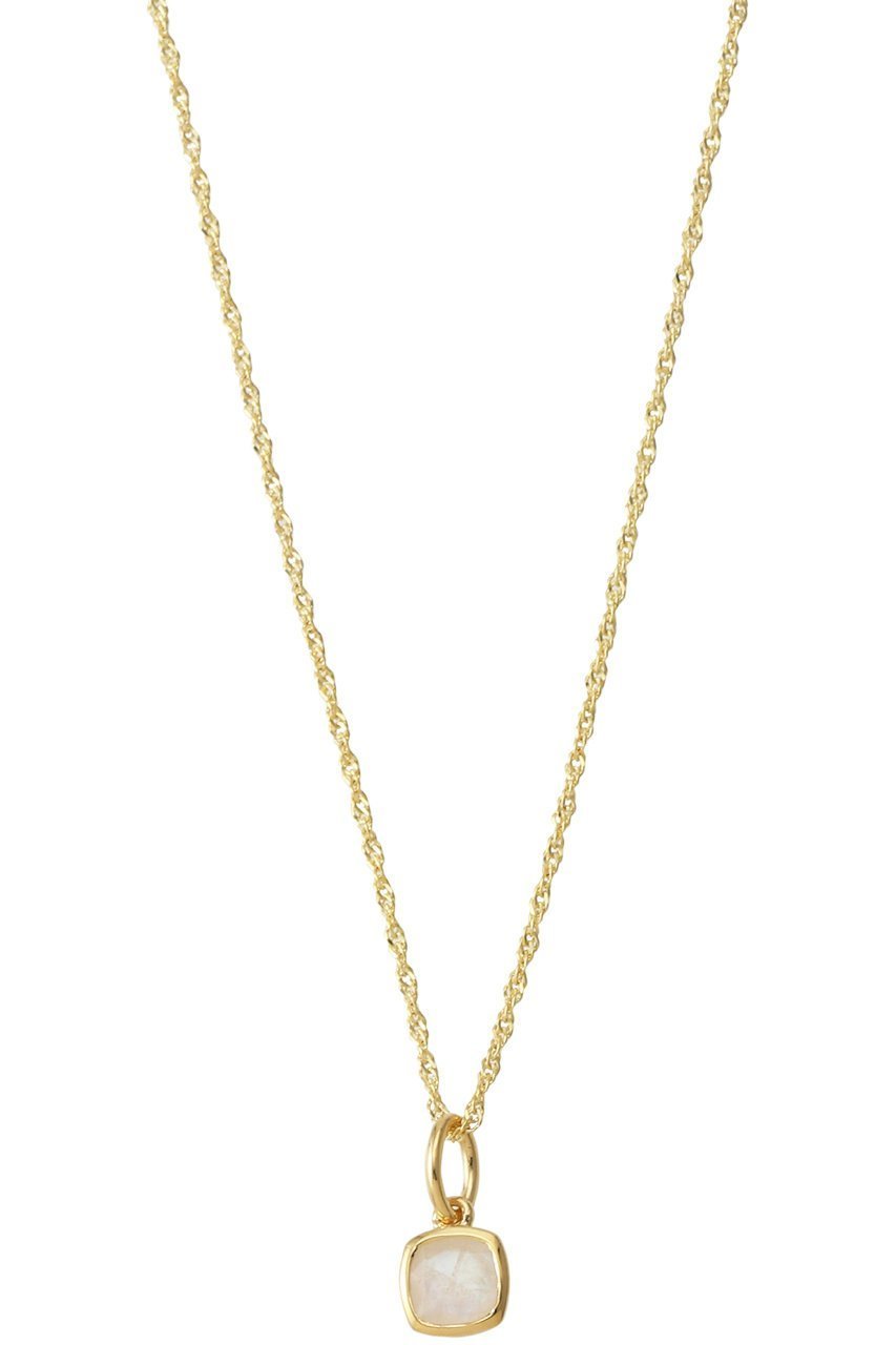【デイジー ロンドン/DAISY LONDON】のJUNE-MOONSTONE GP ネックレス インテリア・キッズ・メンズ・レディースファッション・服の通販 founy(ファニー) 　ファッション　Fashion　レディースファッション　Fashion for Women　ジュエリー　Jewelry　ネックレス　Necklaces & Pendants　ストーン　Stone, Gem-Like　チェーン　Chain, Chain Strap　ツイスト　Tweed, Tweed Fabric　ネックレス　Necklace, Pendant Necklace　ボックス　Boxy, Box Shape　ゴールド|ID: prp329100004352073 ipo3291000000035756530