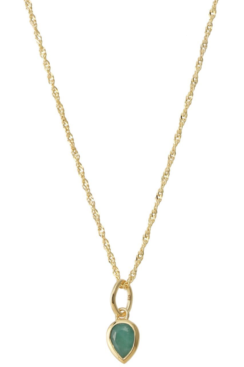 【デイジー ロンドン/DAISY LONDON】のMAY-EMERALD GP ネックレス インテリア・キッズ・メンズ・レディースファッション・服の通販 founy(ファニー) ファッション Fashion レディースファッション Fashion for Women ジュエリー Jewelry ネックレス Necklaces & Pendants チェーン Chain, Chain Strap ツイスト Tweed, Tweed Fabric ネックレス Necklace, Pendant Necklace ボックス Boxy, Box Shape ゴールド|ID: prp329100004352075 ipo3291000000036096538