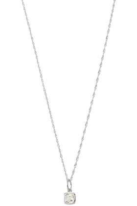 【デイジー ロンドン/DAISY LONDON】のAPRIL-WHITE TOPAZ SLV ネックレス 人気、トレンドファッション・服の通販 founy(ファニー) ファッション Fashion レディースファッション Fashion for Women ジュエリー Jewelry ネックレス Necklaces & Pendants チェーン Chain, Chain Strap ツイスト Tweed, Tweed Fabric ネックレス Necklace, Pendant Necklace ボックス Boxy, Box Shape 再入荷 Restock / Back in Stock |ID:prp329100004352076