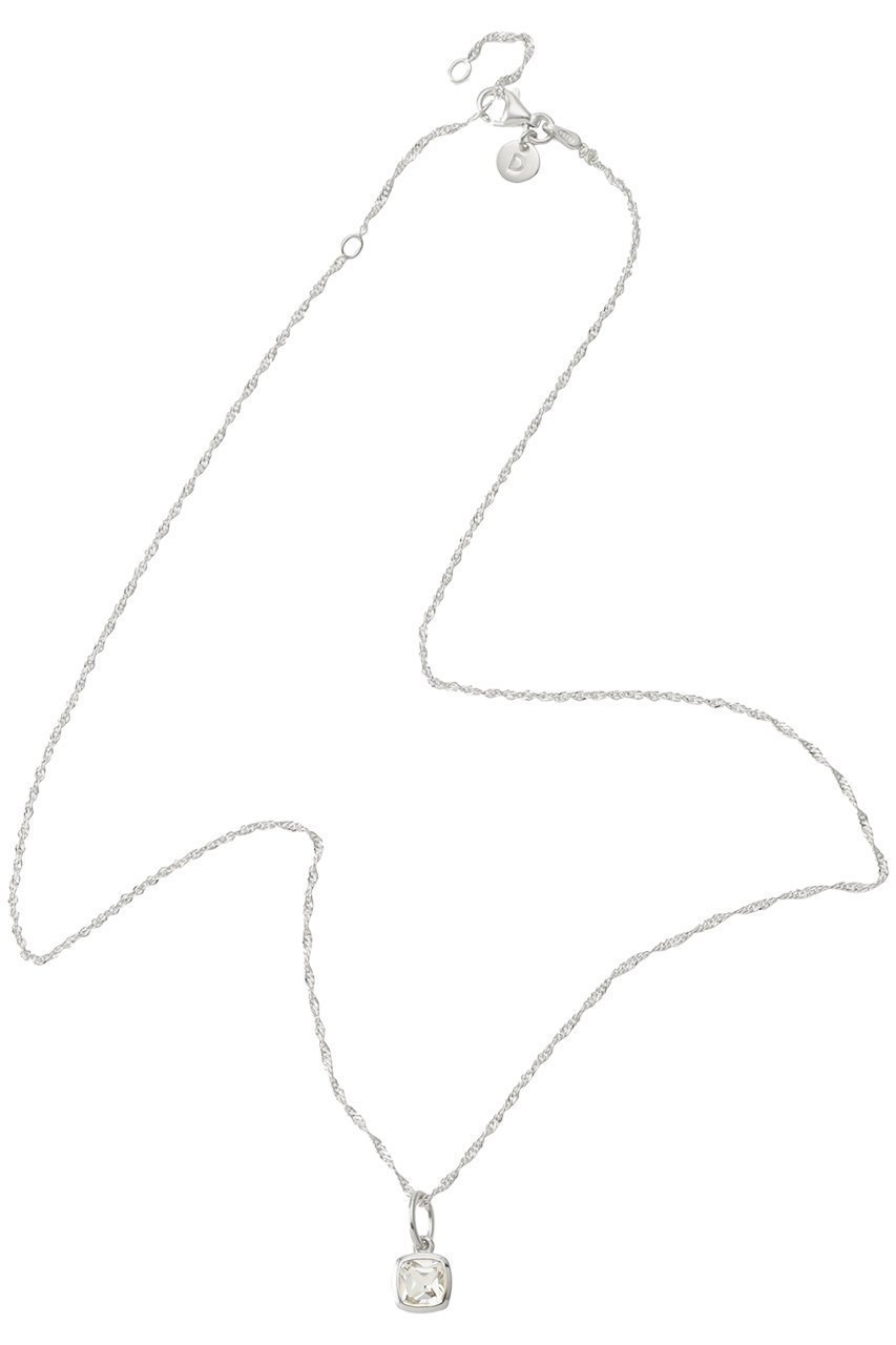 【デイジー ロンドン/DAISY LONDON】のAPRIL-WHITE TOPAZ SLV ネックレス 人気、トレンドファッション・服の通販 founy(ファニー) 　ファッション　Fashion　レディースファッション　Fashion for Women　ジュエリー　Jewelry　ネックレス　Necklaces & Pendants　チェーン　Chain, Chain Strap　ツイスト　Tweed, Tweed Fabric　ネックレス　Necklace, Pendant Necklace　ボックス　Boxy, Box Shape　other-4|ID: prp329100004352076 ipo3291000000035756541