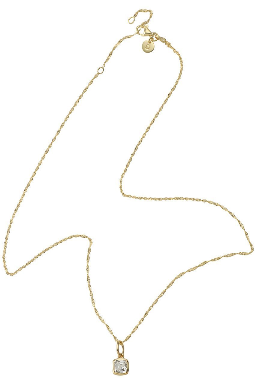 【デイジー ロンドン/DAISY LONDON】のAPRIL-WHITE TOPAZ GP ネックレス 人気、トレンドファッション・服の通販 founy(ファニー) 　ファッション　Fashion　レディースファッション　Fashion for Women　ジュエリー　Jewelry　ネックレス　Necklaces & Pendants　チェーン　Chain, Chain Strap　ツイスト　Tweed, Tweed Fabric　ネックレス　Necklace, Pendant Necklace　ボックス　Boxy, Box Shape　other-4|ID: prp329100004352077 ipo3291000000035756549