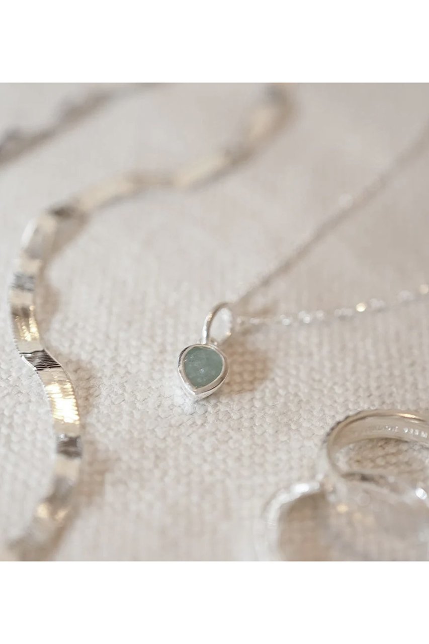 【デイジー ロンドン/DAISY LONDON】のMARCH-AQUAMARINE SLV ネックレス 人気、トレンドファッション・服の通販 founy(ファニー) 　ファッション　Fashion　レディースファッション　Fashion for Women　ジュエリー　Jewelry　ネックレス　Necklaces & Pendants　チェーン　Chain, Chain Strap　ツイスト　Tweed, Tweed Fabric　ネックレス　Necklace, Pendant Necklace　ボックス　Boxy, Box Shape　ビジネス 仕事 通勤　Business / Work / Commuting　other-7|ID: prp329100004352078 ipo3291000000035756560