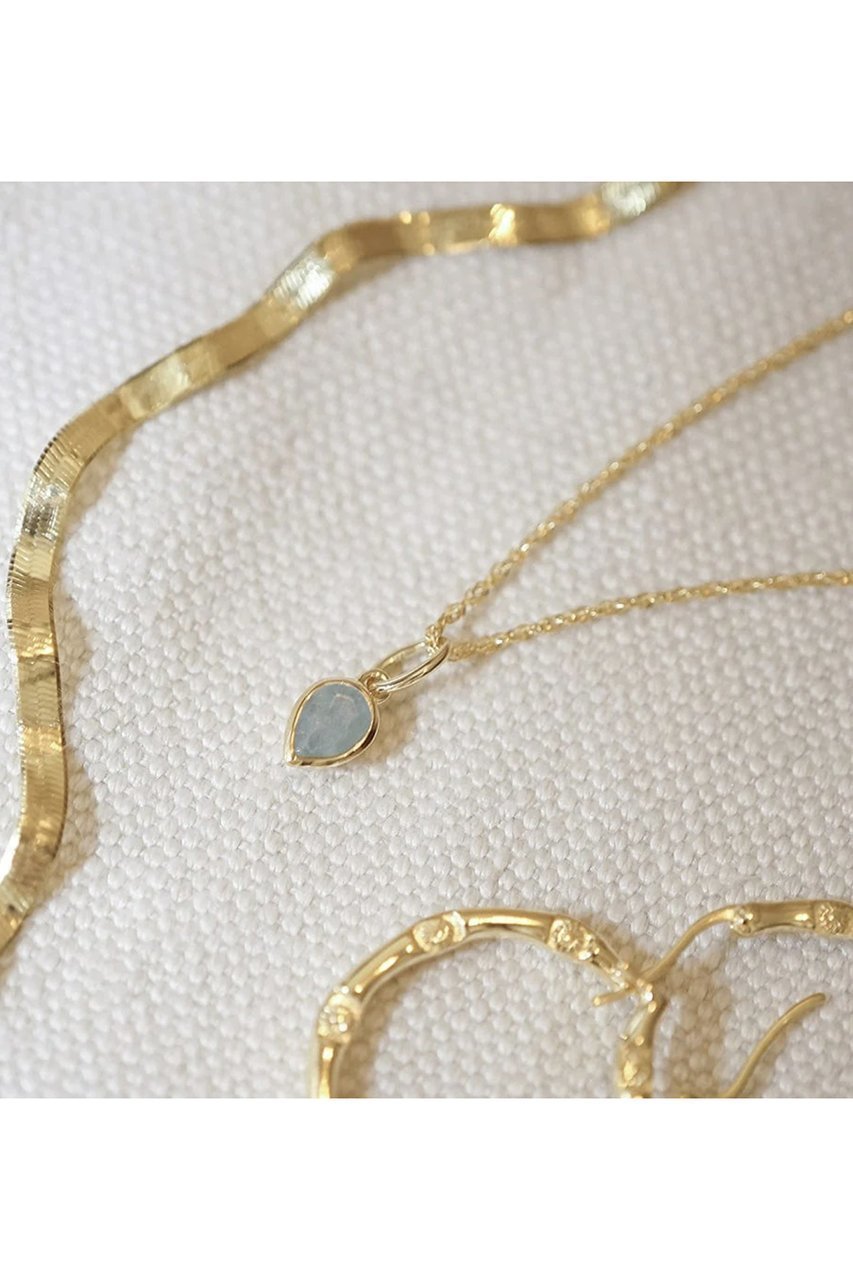 【デイジー ロンドン/DAISY LONDON】のMARCH-AQUAMARINE GP ネックレス 人気、トレンドファッション・服の通販 founy(ファニー) 　ファッション　Fashion　レディースファッション　Fashion for Women　ジュエリー　Jewelry　ネックレス　Necklaces & Pendants　チェーン　Chain, Chain Strap　ツイスト　Tweed, Tweed Fabric　ネックレス　Necklace, Pendant Necklace　ビジネス 仕事 通勤　Business / Work / Commuting　other-7|ID: prp329100004352079 ipo3291000000035756568