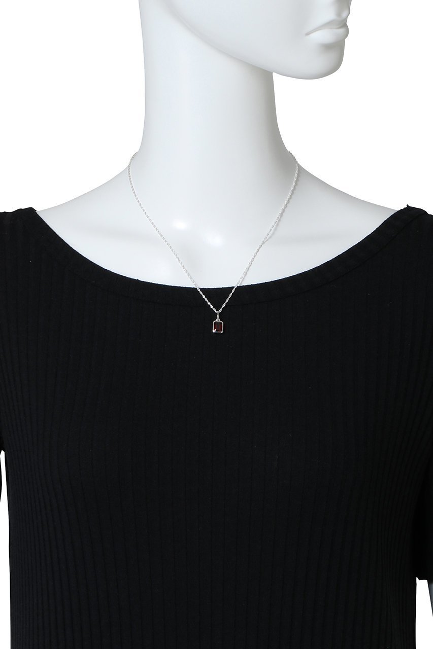 【デイジー ロンドン/DAISY LONDON】のJAN-GARNET SLV ネックレス 人気、トレンドファッション・服の通販 founy(ファニー) 　ファッション　Fashion　レディースファッション　Fashion for Women　ジュエリー　Jewelry　ネックレス　Necklaces & Pendants　シルバー　Silver, Metallic Silver　チェーン　Chain, Chain Strap　ツイスト　Tweed, Tweed Fabric　ネックレス　Necklace, Pendant Necklace　ボックス　Boxy, Box Shape　other-3|ID: prp329100004352082 ipo3291000000035756580