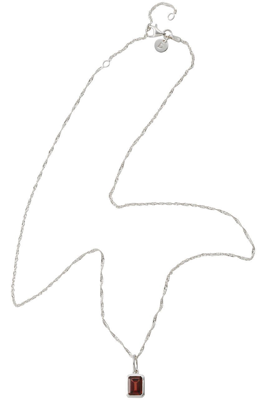 【デイジー ロンドン/DAISY LONDON】のJAN-GARNET SLV ネックレス 人気、トレンドファッション・服の通販 founy(ファニー) 　ファッション　Fashion　レディースファッション　Fashion for Women　ジュエリー　Jewelry　ネックレス　Necklaces & Pendants　シルバー　Silver, Metallic Silver　チェーン　Chain, Chain Strap　ツイスト　Tweed, Tweed Fabric　ネックレス　Necklace, Pendant Necklace　ボックス　Boxy, Box Shape　other-4|ID: prp329100004352082 ipo3291000000035756581