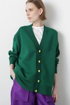 【ヒューエルミュージアム/hueLe Museum】の【STUMBLY】Painted Metal Button Cardigan グリーン|ID: prp329100004352084 ipo3291000000036753435