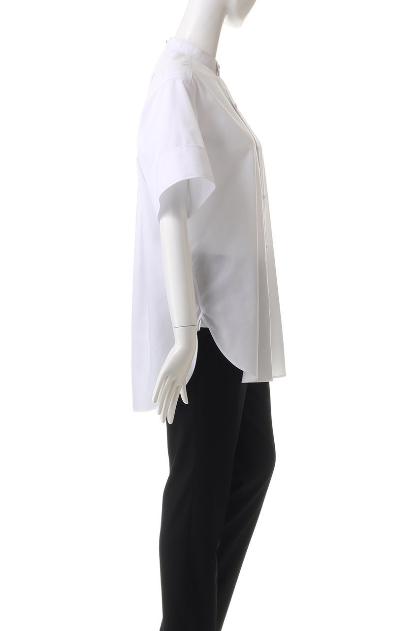 【ザ リラクス/THE RERACS】のショートスリーブバンドカラーシャツ 人気、トレンドファッション・服の通販 founy(ファニー) ファッション Fashion レディースファッション Fashion for Women トップス・カットソー Cut & Sew Tops シャツ・ブラウス・オフィスカジュアル Elegant Blouses & Button-Ups ショート Short, Short Length シンプル Simple, Minimal スリーブ Sleeve, Long Sleeve / Short Sleeve エレガント 上品 Elegant other-3|ID: prp329100004352103 ipo3291000000033821716