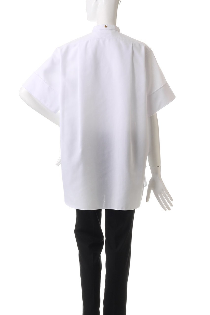 【ザ リラクス/THE RERACS】のショートスリーブバンドカラーシャツ 人気、トレンドファッション・服の通販 founy(ファニー) ファッション Fashion レディースファッション Fashion for Women トップス・カットソー Cut & Sew Tops シャツ・ブラウス・オフィスカジュアル Elegant Blouses & Button-Ups ショート Short, Short Length シンプル Simple, Minimal スリーブ Sleeve, Long Sleeve / Short Sleeve エレガント 上品 Elegant other-4|ID: prp329100004352103 ipo3291000000033821717