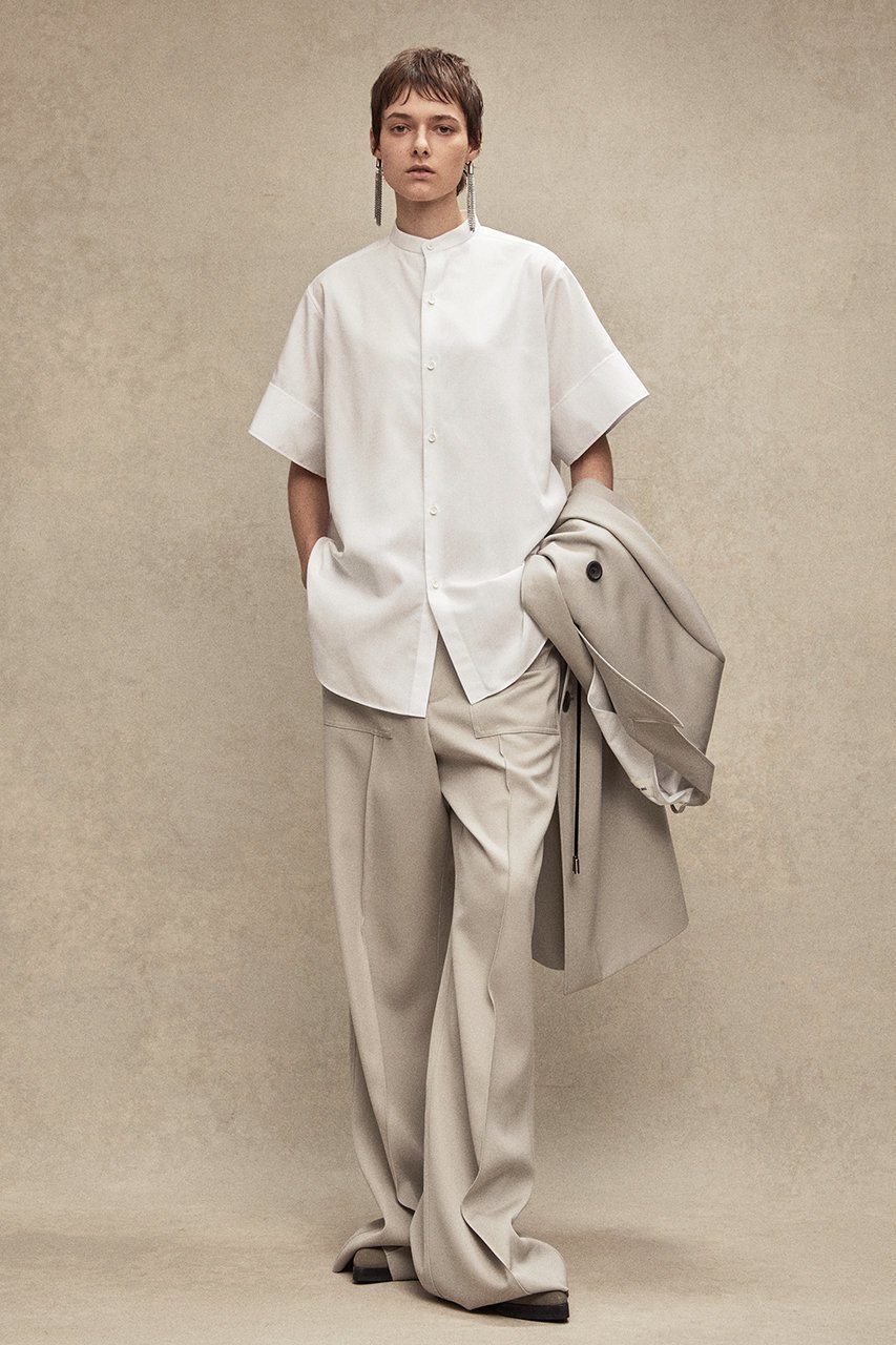 【ザ リラクス/THE RERACS】のショートスリーブバンドカラーシャツ 人気、トレンドファッション・服の通販 founy(ファニー) ファッション Fashion レディースファッション Fashion for Women トップス・カットソー Cut & Sew Tops シャツ・ブラウス・オフィスカジュアル Elegant Blouses & Button-Ups ショート Short, Short Length シンプル Simple, Minimal スリーブ Sleeve, Long Sleeve / Short Sleeve エレガント 上品 Elegant other-6|ID: prp329100004352103 ipo3291000000033821719