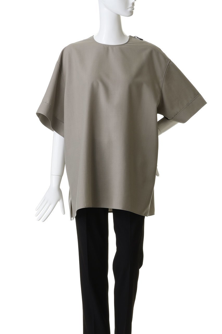 【ザ リラクス/THE RERACS】のショートスリーブサイドジッププルオーバーシャツ 人気、トレンドファッション・服の通販 founy(ファニー) ファッション Fashion レディースファッション Fashion for Women トップス・カットソー Cut & Sew Tops シャツ・ブラウス・オフィスカジュアル Elegant Blouses & Button-Ups カジュアルプルオーバー・ニットトップス Pullovers & Knit Tops / Casual Pullovers 2026年 2026 ショルダー Shoulder, Shoulder Strap ショート Short, Short Length ジップ Zip, Zipper スリット Slit, Slit Detail スリーブ Sleeve, Long Sleeve / Short Sleeve モダン Modern, Contemporary エレガント 上品 Elegant 夏 Summer 春 Spring S/S・春夏 SS, Spring/Summer, Warm Season other-2|ID: prp329100004352104 ipo3291000000035271691