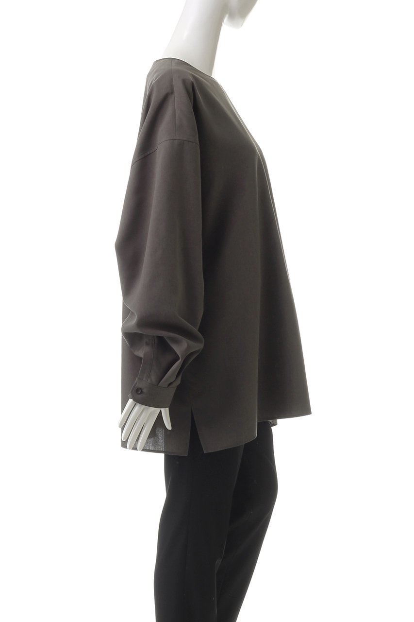 【ザ リラクス/THE RERACS】のサイドジッププルオーバーシャツ 人気、トレンドファッション・服の通販 founy(ファニー) 　ファッション　Fashion　レディースファッション　Fashion for Women　トップス・カットソー　Cut & Sew Tops　シャツ・ブラウス・オフィスカジュアル　Elegant Blouses & Button-Ups　カジュアルプルオーバー・ニットトップス　Pullovers & Knit Tops / Casual Pullovers　おすすめ　Recommended / Our Picks　ショルダー　Shoulder, Shoulder Strap　ジップ　Zip, Zipper　スリーブ　Sleeve, Long Sleeve / Short Sleeve　トレンド　Trend, Trending Now　バランス　Balance, Style Balance　ビッグ　Big, Oversized　ルーズ　Loose, Oversized　レギンス　Leggings, Stretch Pants　ロング　Long, Long-Length　ワイド　Wide, Wide Fit　エレガント 上品　Elegant　other-3|ID: prp329100004352105 ipo3291000000035367029