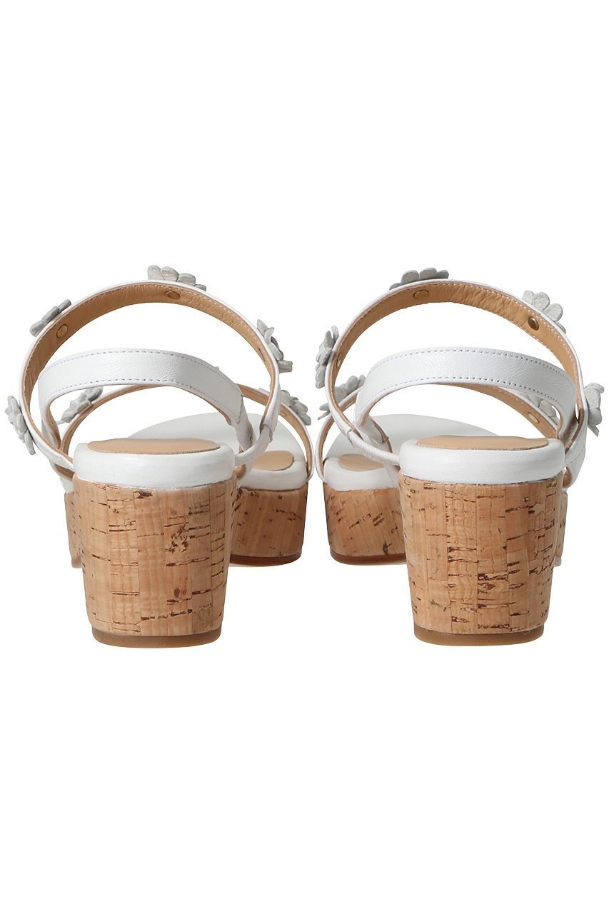 【ペリーコ/PELLICO】の【ELLE SHOP限定】【PELLICO SUNNY】フラワーストラップコルクソールサンダル 人気、トレンドファッション・服の通販 founy(ファニー) 　ファッション　Fashion　レディースファッション　Fashion for Women　おすすめ　Recommended / Our Picks　サンダル　Sandals, Summer Shoes　デニム　Denim, Jeans Material　フェミニン　Feminine, Girly　フラワー　Flower, Floral　モチーフ　Motif, Design Theme　ラップ　Wrap, Wrap Design　厚底　Platform Shoes　other-3|ID: prp329100004352110 ipo3291000000034953049