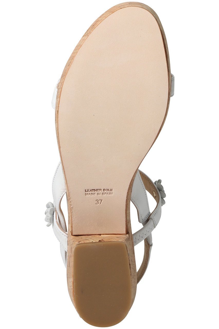 【ペリーコ/PELLICO】の【ELLE SHOP限定】【PELLICO SUNNY】フラワーストラップコルクソールサンダル 人気、トレンドファッション・服の通販 founy(ファニー) 　ファッション　Fashion　レディースファッション　Fashion for Women　おすすめ　Recommended / Our Picks　サンダル　Sandals, Summer Shoes　デニム　Denim, Jeans Material　フェミニン　Feminine, Girly　フラワー　Flower, Floral　モチーフ　Motif, Design Theme　ラップ　Wrap, Wrap Design　厚底　Platform Shoes　other-6|ID: prp329100004352110 ipo3291000000034953054