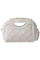 【ペリーコ/PELLICO】の【ELLE SHOP限定】ANELLI INTRECCIATO MINIME 2wayハンドバッグ オフホワイト|ID: prp329100004352114 ipo3291000000032779904