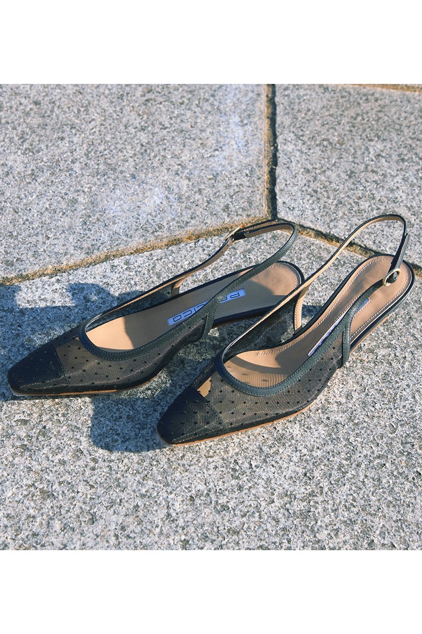 【ペリーコ/PELLICO】のドットチュールバックストラップパンプス 人気、トレンドファッション・服の通販 founy(ファニー) 　ファッション　Fashion　レディースファッション　Fashion for Women　バッグ　Bags　アンクル　Ankle-Length Design　チュール　Tulip, Tulip Motif　ドット　Polka Dot, Dot Pattern　フェミニン　Feminine, Girly　ラップ　Wrap, Wrap Design　other-2|ID: prp329100004352120 ipo3291000000032865872