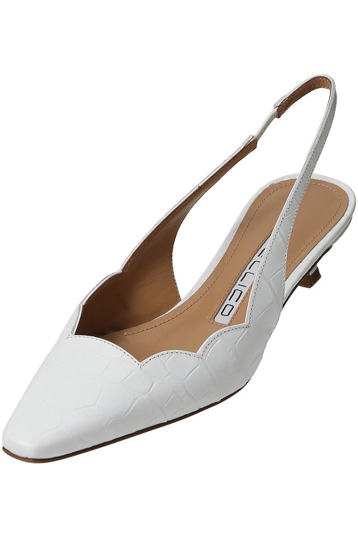 【ペリーコ/PELLICO】の【ELLE SHOP限定】クロコ型押しスカラップバックストラップパンプス インテリア・キッズ・メンズ・レディースファッション・服の通販 founy(ファニー) https://founy.com/ ファッション Fashion レディースファッション WOMEN バッグ Bag アンクル Uncle エレガント 上品 Elegant クロコ Croco スカラップ Scalloped デニム Denim ラップ Wrap |ID: prp329100004352122 ipo3291000000030393734