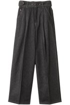 【ザ リラクス/THE RERACS】のベルテッドワイドデニムパンツ 人気、トレンドファッション・服の通販 founy(ファニー) ファッション Fashion レディースファッション Fashion for Women パンツ Pants & Trousers デニムパンツ・ジーンズ・美脚デニム Denim Jeans & Pants センター Center, Center Line デニム Denim, Jeans Material モダン Modern, Contemporary ワイド Wide, Wide Fit 定番 Standard, Basic Item thumbnail グレー|ID: prp329100004352135 ipo3291000000032934655