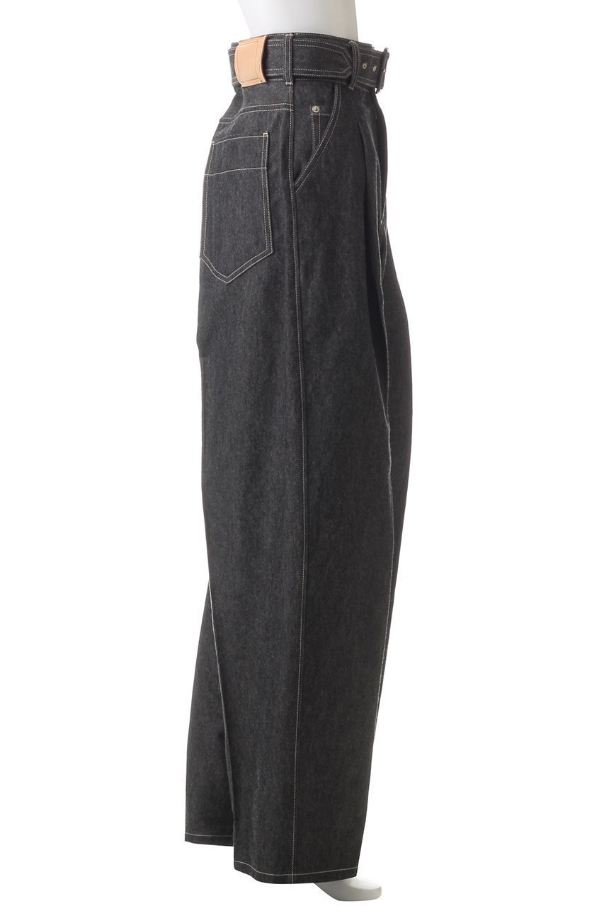 【ザ リラクス/THE RERACS】のベルテッドワイドデニムパンツ 人気、トレンドファッション・服の通販 founy(ファニー) 　ファッション　Fashion　レディースファッション　Fashion for Women　パンツ　Pants & Trousers　デニムパンツ・ジーンズ・美脚デニム　Denim Jeans & Pants　センター　Center, Center Line　デニム　Denim, Jeans Material　モダン　Modern, Contemporary　ワイド　Wide, Wide Fit　定番　Standard, Basic Item　other-3|ID: prp329100004352135 ipo3291000000032934671