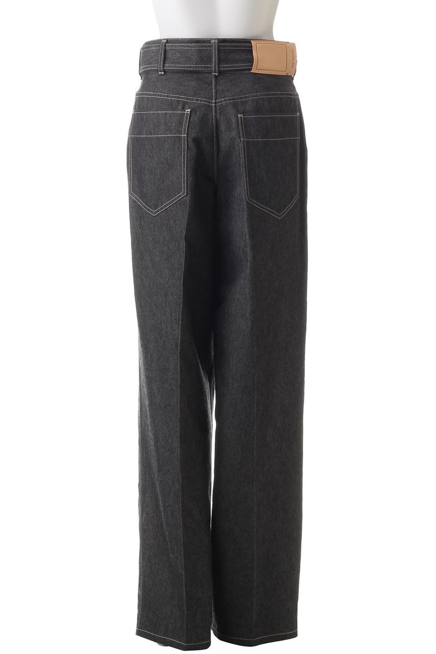 【ザ リラクス/THE RERACS】のベルテッドワイドデニムパンツ 人気、トレンドファッション・服の通販 founy(ファニー) 　ファッション　Fashion　レディースファッション　Fashion for Women　パンツ　Pants & Trousers　デニムパンツ・ジーンズ・美脚デニム　Denim Jeans & Pants　センター　Center, Center Line　デニム　Denim, Jeans Material　モダン　Modern, Contemporary　ワイド　Wide, Wide Fit　定番　Standard, Basic Item　other-4|ID: prp329100004352135 ipo3291000000032934680