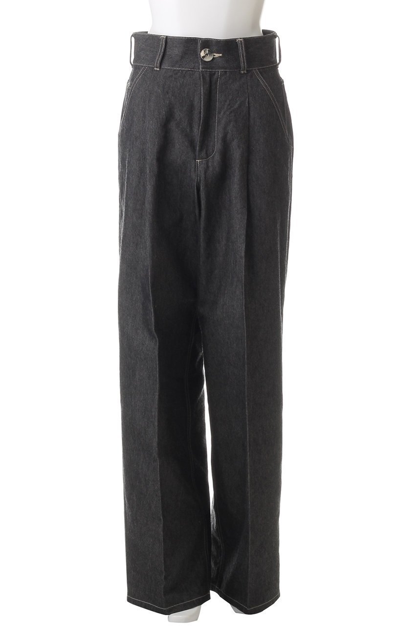 【ザ リラクス/THE RERACS】のベルテッドワイドデニムパンツ 人気、トレンドファッション・服の通販 founy(ファニー) 　ファッション　Fashion　レディースファッション　Fashion for Women　パンツ　Pants & Trousers　デニムパンツ・ジーンズ・美脚デニム　Denim Jeans & Pants　センター　Center, Center Line　デニム　Denim, Jeans Material　モダン　Modern, Contemporary　ワイド　Wide, Wide Fit　定番　Standard, Basic Item　other-6|ID: prp329100004352135 ipo3291000000032934698