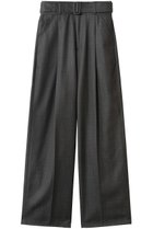 【ザ リラクス/THE RERACS】のベルテッドワイドデニムパンツ ブラック|ID: prp329100004352135 ipo3291000000035851122