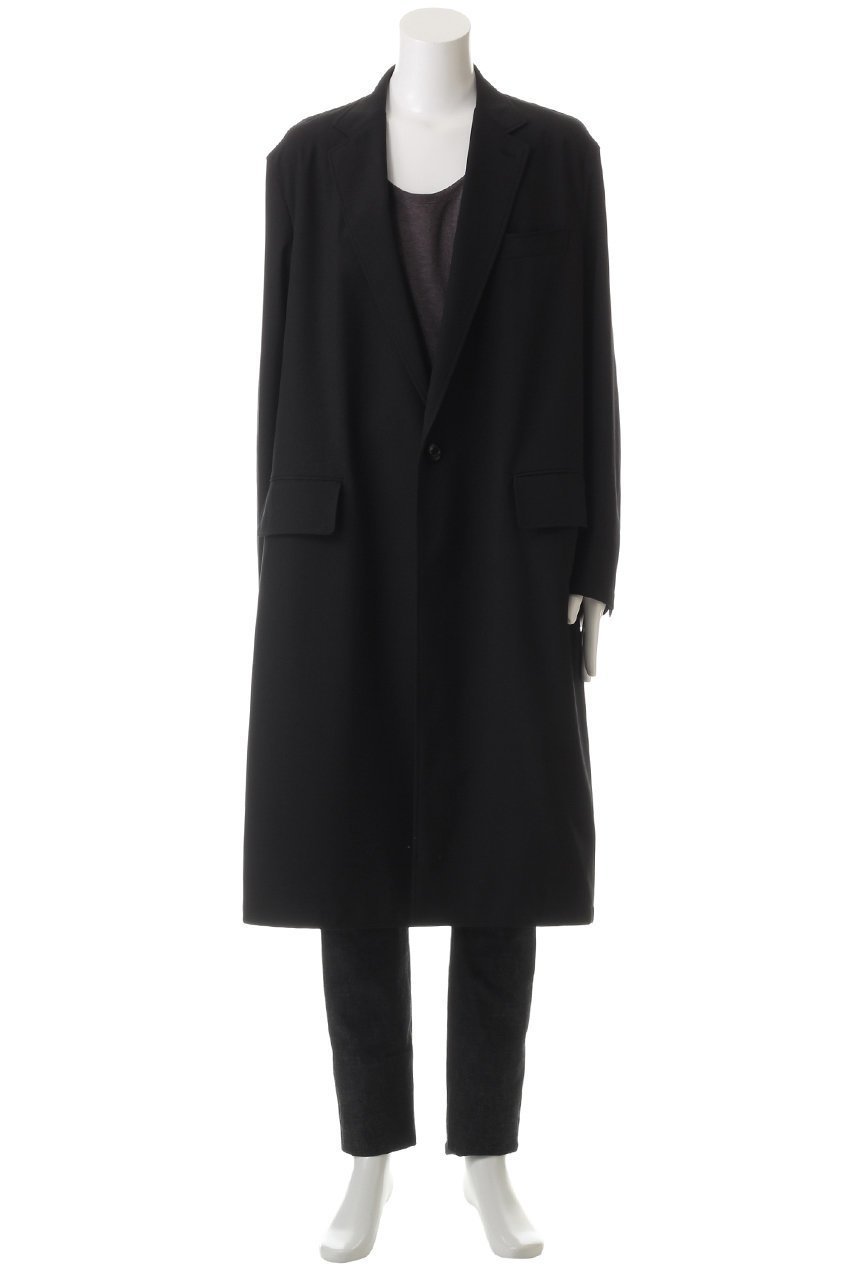 【ザ リラクス/THE RERACS / MEN】の【MEN】ルーズチェスターコート 人気、トレンドファッション・服の通販 founy(ファニー) 　ファッション　Fashion　メンズファッション　Fashion for Men　シンプル　Simple, Minimal　チェスターコート　Chester Coat, Long Coat　ロング　Long, Long-Length　other-2|ID: prp329100004352147 ipo3291000000032924918