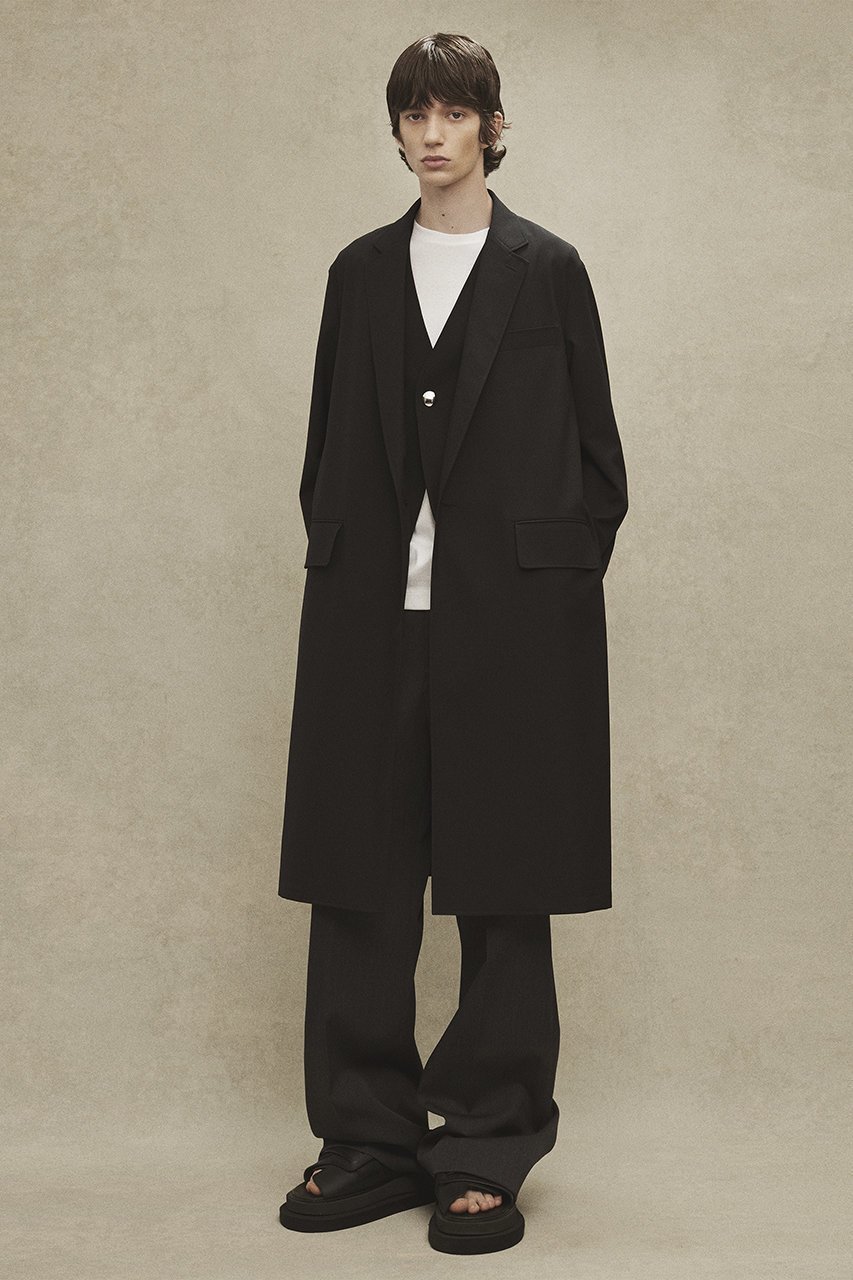 【ザ リラクス/THE RERACS / MEN】の【MEN】ルーズチェスターコート 人気、トレンドファッション・服の通販 founy(ファニー) 　ファッション　Fashion　メンズファッション　Fashion for Men　シンプル　Simple, Minimal　チェスターコート　Chester Coat, Long Coat　ロング　Long, Long-Length　other-8|ID: prp329100004352147 ipo3291000000032924966