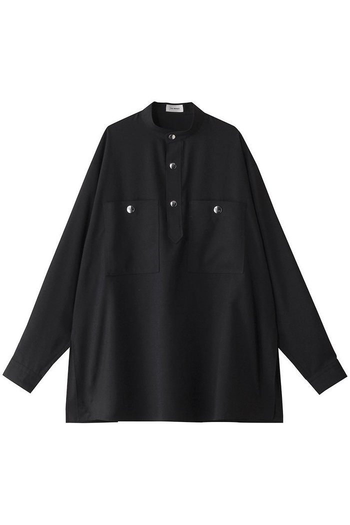 【ザ リラクス/THE RERACS / MEN】の【MEN】バンドカラーUSプルオーバーシャツ インテリア・キッズ・メンズ・レディースファッション・服の通販 founy(ファニー) https://founy.com/ ファッション Fashion メンズファッション Fashion for Men トップス・カットソー Cut & Sew Tops メンズシャツ Shirts シルバー Silver, Metallic Silver スリーブ Sleeve, Long Sleeve / Short Sleeve ポケット Pocket, Pocket Detail ミリタリー Military, Army Style モダン Modern, Contemporary ロング Long, Long-Length エレガント 上品 Elegant |ID: prp329100004352151 ipo3291000000032843435