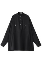 【ザ リラクス/THE RERACS / MEN】の【MEN】バンドカラーUSプルオーバーシャツ ブラック|ID: prp329100004352151 ipo3291000000032843439