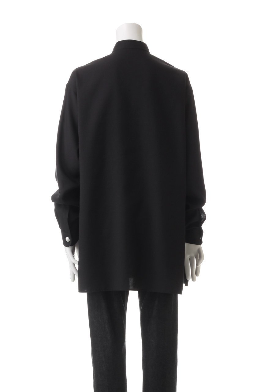 【ザ リラクス/THE RERACS / MEN】の【MEN】バンドカラーUSプルオーバーシャツ 人気、トレンドファッション・服の通販 founy(ファニー) 　ファッション　Fashion　メンズファッション　Fashion for Men　トップス・カットソー　Cut & Sew Tops　メンズシャツ　Shirts　シルバー　Silver, Metallic Silver　スリーブ　Sleeve, Long Sleeve / Short Sleeve　ポケット　Pocket, Pocket Detail　ミリタリー　Military, Army Style　モダン　Modern, Contemporary　ロング　Long, Long-Length　エレガント 上品　Elegant　other-4|ID: prp329100004352151 ipo3291000000032843455