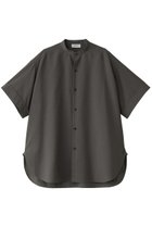 【ザ リラクス/THE RERACS / MEN】の【MEN】ショートスリーブバンドカラーシャツ 人気、トレンドファッション・服の通販 founy(ファニー) ファッション Fashion メンズファッション Fashion for Men ショート Short, Short Length シンプル Simple, Minimal スリーブ Sleeve, Long Sleeve / Short Sleeve ワイド Wide, Wide Fit 定番 Standard, Basic Item ビジネス 仕事 通勤 Business / Work / Commuting thumbnail ガンメタルグレー|ID: prp329100004352152 ipo3291000000032846946