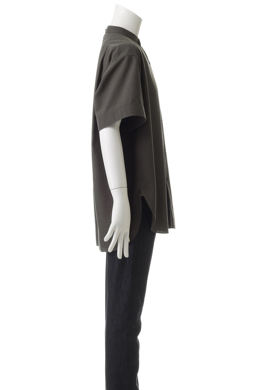 【ザ リラクス/THE RERACS / MEN】の【MEN】ショートスリーブバンドカラーシャツ 人気、トレンドファッション・服の通販 founy(ファニー) 　ファッション　Fashion　メンズファッション　Fashion for Men　ショート　Short, Short Length　シンプル　Simple, Minimal　スリーブ　Sleeve, Long Sleeve / Short Sleeve　ワイド　Wide, Wide Fit　定番　Standard, Basic Item　ビジネス 仕事 通勤　Business / Work / Commuting　other-3|ID: prp329100004352152 ipo3291000000032846957