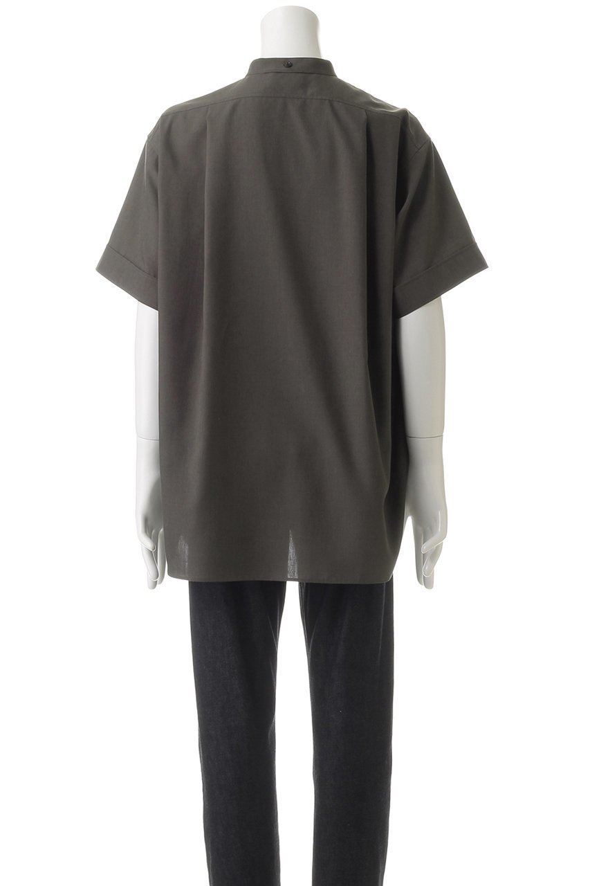 【ザ リラクス/THE RERACS / MEN】の【MEN】ショートスリーブバンドカラーシャツ 人気、トレンドファッション・服の通販 founy(ファニー) 　ファッション　Fashion　メンズファッション　Fashion for Men　ショート　Short, Short Length　シンプル　Simple, Minimal　スリーブ　Sleeve, Long Sleeve / Short Sleeve　ワイド　Wide, Wide Fit　定番　Standard, Basic Item　ビジネス 仕事 通勤　Business / Work / Commuting　other-4|ID: prp329100004352152 ipo3291000000032846964