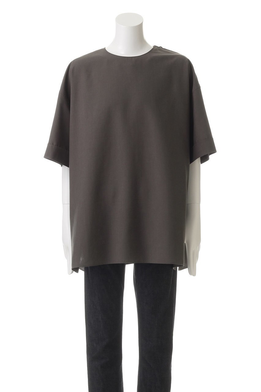 【ザ リラクス/THE RERACS / MEN】の【MEN】ショートスリーブサイドジッププルオーバーシャツ 人気、トレンドファッション・服の通販 founy(ファニー) 　ファッション　Fashion　メンズファッション　Fashion for Men　トップス・カットソー　Cut & Sew Tops　メンズシャツ　Shirts　なめらか　Smooth, Silky Texture　ショート　Short, Short Length　シンプル　Simple, Minimal　スリット　Slit, Slit Detail　スリーブ　Sleeve, Long Sleeve / Short Sleeve　ベーシック　Basic, Essential　リラックス　Relax, Relaxed Fit　定番　Standard, Basic Item　other-2|ID: prp329100004352154 ipo3291000000032854670