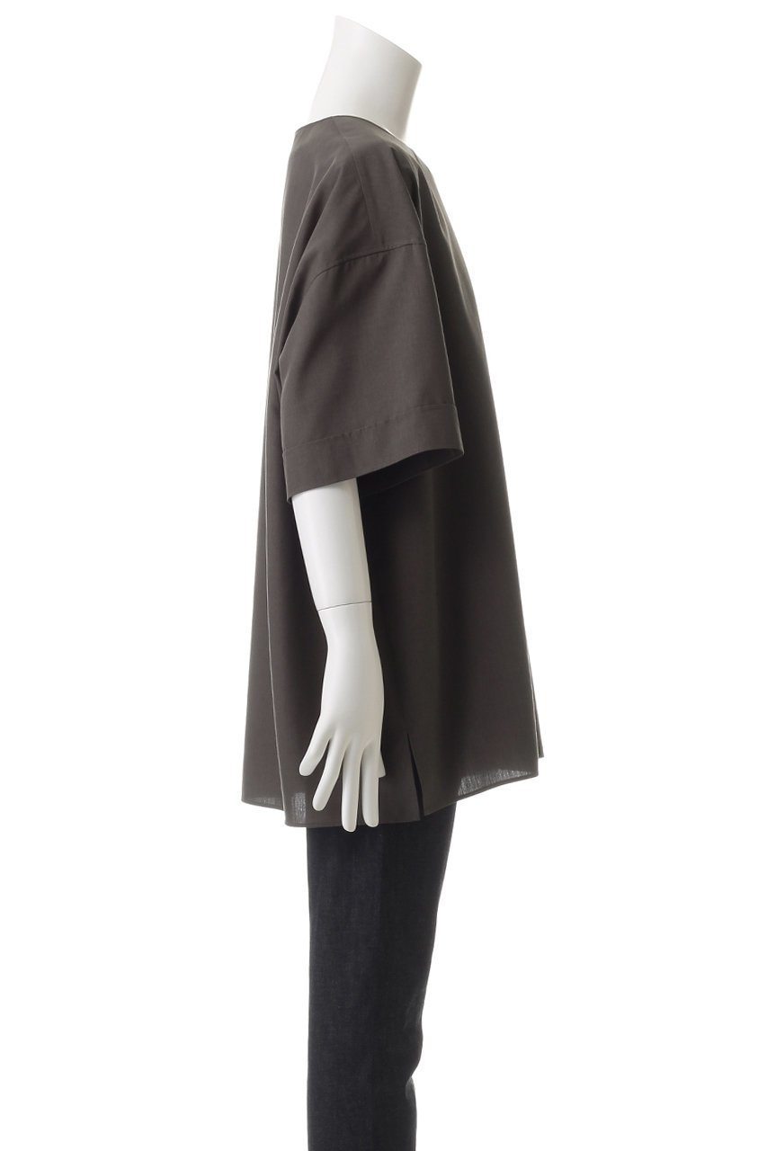 【ザ リラクス/THE RERACS / MEN】の【MEN】ショートスリーブサイドジッププルオーバーシャツ 人気、トレンドファッション・服の通販 founy(ファニー) 　ファッション　Fashion　メンズファッション　Fashion for Men　トップス・カットソー　Cut & Sew Tops　メンズシャツ　Shirts　なめらか　Smooth, Silky Texture　ショート　Short, Short Length　シンプル　Simple, Minimal　スリット　Slit, Slit Detail　スリーブ　Sleeve, Long Sleeve / Short Sleeve　ベーシック　Basic, Essential　リラックス　Relax, Relaxed Fit　定番　Standard, Basic Item　other-3|ID: prp329100004352154 ipo3291000000032854674